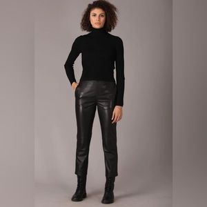 Danier brown leather pants